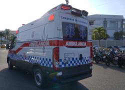 Los atacantes obligaron al conductor de la ambulancia a trasladar al herido hasta el Hospital Básico de Jipijapa.