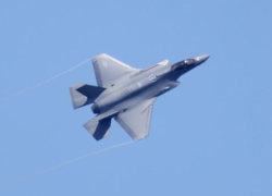 Fotografía de referencia del caza F-35.