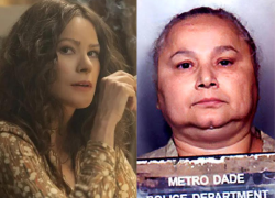 A la izquierda, Griselda Blanco, una reconocida narcotraficante colombiana, y a la derecha Sofía Vergara, actriz que la interpreta en una serie de Netflix.