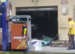 Captura de un video que mostró los daños causados por la explosión.
