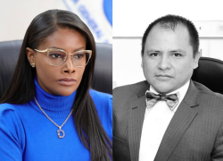 Fotografías de la Fiscal General del Estado, Diana Salazar, y el funcionario asesinado este miércoles, César Suárez.