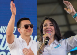 El margen de diferencia entre Noboa y González no llega ni a un punto porcentual.