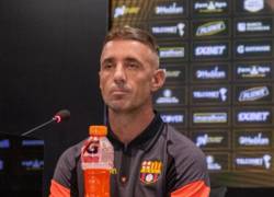 Damián Díaz durante la rueda de prensa.