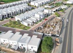 En la vía Milagro-Naranjito se han desarrollado algunos proyectos de vivienda. En la gráfica la urbanización Terra Verde.