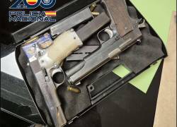 Armas de integrantes de una organización serbocroata