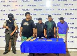 Capturan a miembros de organización terrorista en Machala, con material explosivo y armas