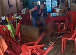 Las víctimas fueron impactadas por disparos mientras almorzaban en el local.