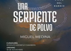 Miguel Medina presenta Una Serpiente de Polvoen Guayaquil