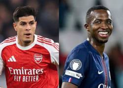 Piero Hincapié es jugador del Arsenal, mientras que Willian Pacho es jugador del PSG.