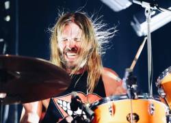 El baterista de los Foo Fighters, Taylor Hawkins, durante un concierto.