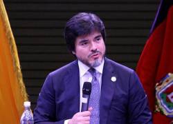 José De La Gasca durante una rendición de cuentas en 2025.