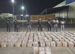 Incautan cargamento de droga valorado en USD 136 millones en Puerto Bolívar