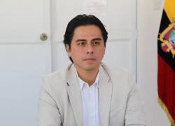 Fabián Calero cuando era viceministro de Electricidad.