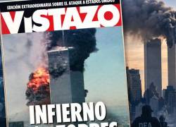 Ilustración que incluye la portada de la revista Vistazo del 13 de septiembre de 2001.
