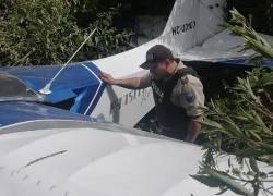 Avioneta tipo Cessna caída en Cotacachi.