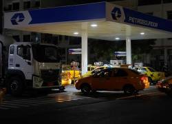 Gasolinera de Petroecuador en Guayaquil.
