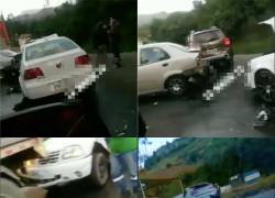 Fuerte accidente de tránsito en el sur de Quito.