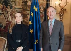 Andrea González inicia funciones en Bélgica como embajadora del Ecuador.