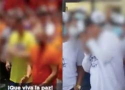 Los reos emprendieron una campaña por la paz.