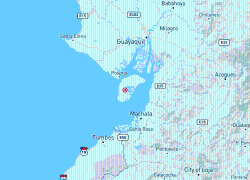 El temblor ocurrió a 37,09 kilómetros de la localidad de Playas.