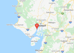 Sismo de magnitud 4,25 en la escala de Richter cerca de Guayaquil