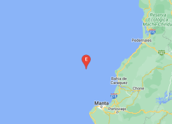 Sismo de magnitud 4,7 en zona de enjambre sísmico frente a costas de Manabí