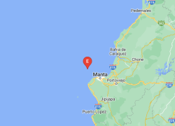 Cinco sismos se registran frente a las costas de Manabí