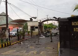 El Gobernador del departamento del Meta compartió las imágenes del atentado.