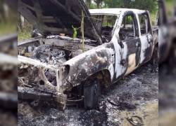 Presuntos delincuentes fueron quemados en el norte de Manabí.