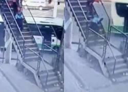 El agente de control metropolitano fue agredido y robado.