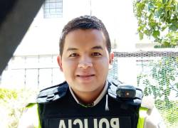 El policía Bryan Pérez Gavilanes fue asesinado en el cantón Baba, en la provincia de Los Ríos.
