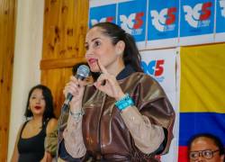 Luisa González no descarta ser candidata a la Asamblea Constituyente.