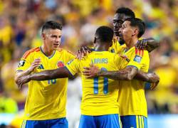 Jugadores de la selección Colombia durante el Mundial 2026.