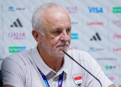 Graham Arnold presente en rueda de prensa 1 día antes de enfrentarse a Bolivia por un cupo al Mundial 2026.