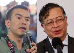 Daniel Noboa arremete contra Gustavo Petro.
