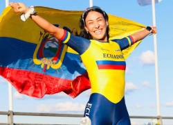 Gabriela Vargas, patinadora ecuatoriana.