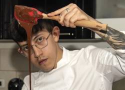 A Steben Gaviño le gusta la cocina por sus padres, quienes son chefs. Es el mayor de dos hermanos. Foto: Segundo Espín