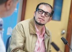 Fotografía de archivo del ministro de Trabajo, Harold Burbano.