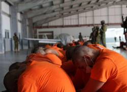 Privados de la libertad en la 'Cárcel del Encuentro'.