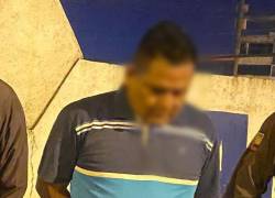 Fotografía de alias Diablo, tras su captura en Ecuador.