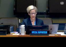 Margaret Satterthwaite habla sobre la situación de los jueces en Ecuador.