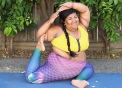 Valerie Sagun: la yogui que rompe el estigma del sobrepeso