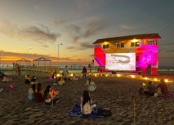 Cine a orillas del mar: el proyecto cultural de Manta con un positivo uso del espacio público