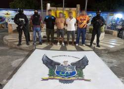 Cuatro personas implicadas en el secuestro fueron aprehendidas por la Policía Nacional. Dos ya registraban antecedentes previos.