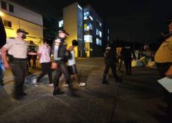 Capturan a 10 sospechosos del sicariato del abogado Walter Vallejo afuera de un hotel en Guayaquil