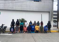 Aprehendieron a 15 sujetos, entre ellos dos Objetivos de Intermedio Valor.