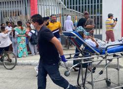 Los menores fueron llevados a diferentes casas de salud.