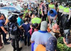 VIDEO: incidentes en el mercado Montebello de Guayaquil, por especulación y desabastecimiento de víveres