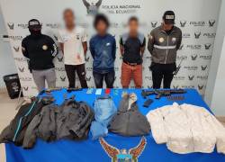 Tres sospechosos del asesinato de 'La Polilla' fueron detenidos en Esmeraldas.