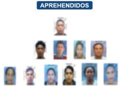 Se presume que los detenidos serían extorsionadores que operaban bajo la modalidad de vacunas.